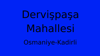 Dervişpaşa Mahallesi Thumbnail