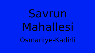 Savrun Mahallesi Thumbnail