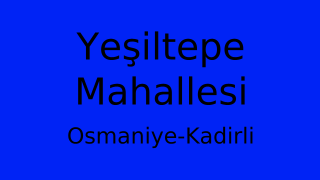 Yeşiltepe Mahallesi Thumbnail