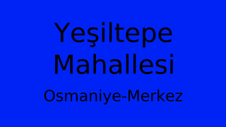 Yeşiltepe Mahallesi Thumbnail