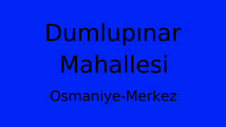 Dumlupınar Mahallesi Thumbnail