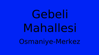 Gebeli Mahallesi Thumbnail
