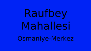 Raufbey Mahallesi Thumbnail