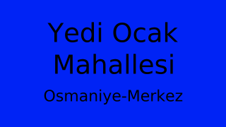 Yedi Ocak Mahallesi Thumbnail