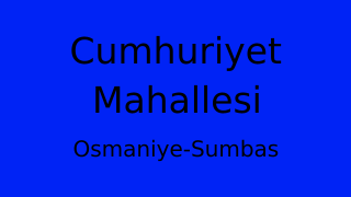 Cumhuriyet Mahallesi Thumbnail