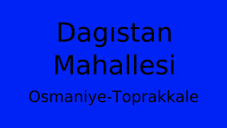 Dagıstan Mahallesi Thumbnail