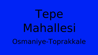 Tepe Mahallesi Thumbnail