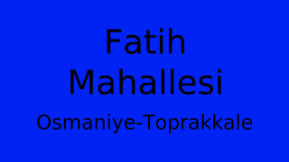 Fatih Mahallesi Thumbnail