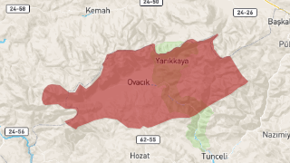 Ovacık Belediyesi, Tunceli Harita Thumbnail