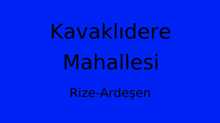 Kavaklıdere Mahallesi Thumbnail