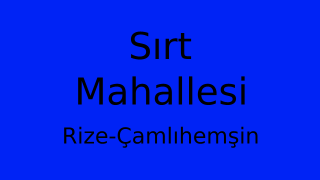 Sırt Mahallesi Thumbnail
