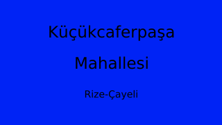 Küçükcaferpaşa Mahallesi Thumbnail