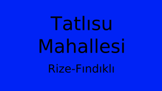 Tatlısu Mahallesi Thumbnail