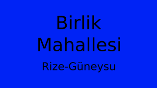 Birlik Mahallesi Thumbnail