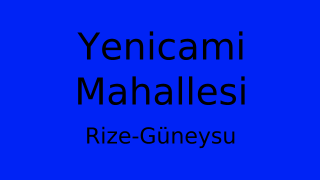Yenicami Mahallesi Thumbnail