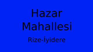 Hazar Mahallesi Thumbnail