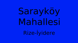Sarayköy Mahallesi Thumbnail