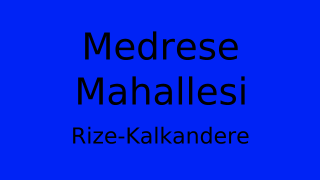 Medrese Mahallesi Thumbnail