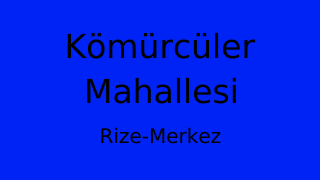Kömürcüler Mahallesi Thumbnail