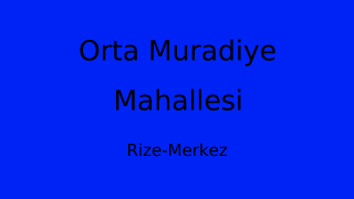 Orta Muradiye Mahallesi Thumbnail