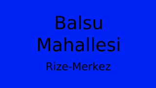 Balsu Mahallesi Thumbnail
