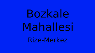 Bozkale Mahallesi Thumbnail