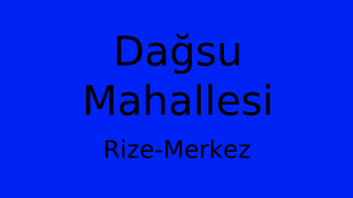Dağsu Mahallesi Thumbnail