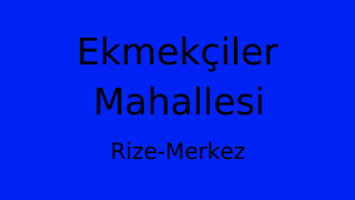 Ekmekçiler Mahallesi Thumbnail