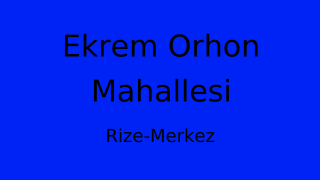 Ekrem Orhon Mahallesi Thumbnail