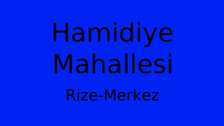 Hamidiye Mahallesi Thumbnail