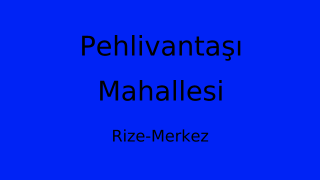 Pehlivantaşı Mahallesi Thumbnail