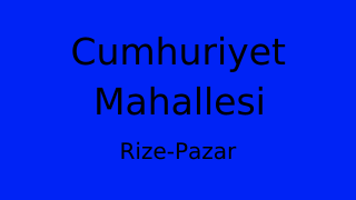 Cumhuriyet Mahallesi Thumbnail