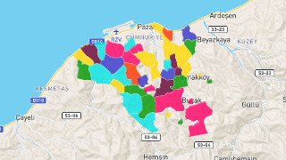 Rize Pazar'ın Mahalleleri, Nüfus Bilgileri, Haritalar ve İstatistikler Thumbnail