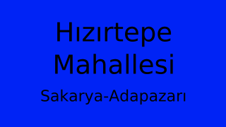 Hızırtepe Mahallesi Thumbnail