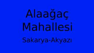 Alaağaç Mahallesi Thumbnail