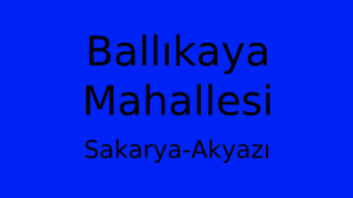 Ballıkaya Mahallesi Thumbnail