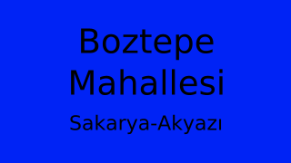 Boztepe Mahallesi Thumbnail