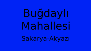 Buğdaylı Mahallesi Thumbnail