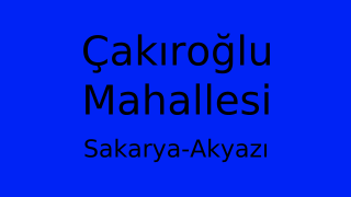 Çakıroğlu Mahallesi Thumbnail