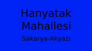 Hanyatak Mahallesi Thumbnail