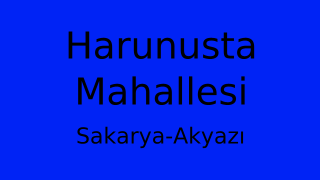 Harunusta Mahallesi Thumbnail