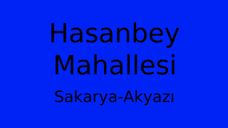 Hasanbey Mahallesi Thumbnail