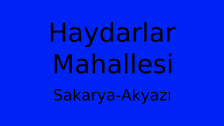 Haydarlar Mahallesi Thumbnail