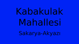 Kabakulak Mahallesi Thumbnail