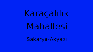 Karaçalılık Mahallesi Thumbnail