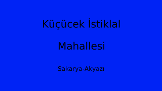 Küçücek İstiklal Mahallesi Thumbnail