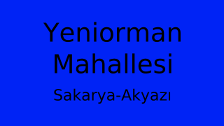 Yeniorman Mahallesi Thumbnail