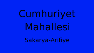Cumhuriyet Mahallesi Thumbnail