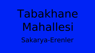 Tabakhane Mahallesi Thumbnail