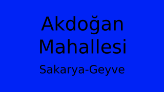 Akdoğan Mahallesi Thumbnail